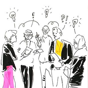 Journ&eacute;es Novatris-reportage dessin&eacute;